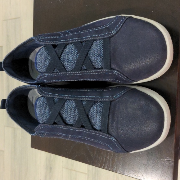 EUC Clarks Cloudsteppers™ Adella Trace Women's Size 10W Blue Step in Ortholite - Picture 2 of 11